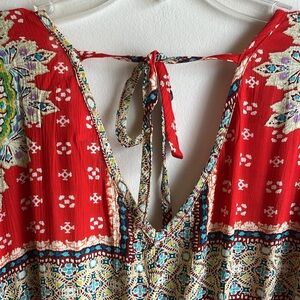 V-neck Lightweight Summer Dress